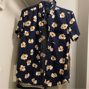J. Crew Factory Short Sleeve Button Down Shirt